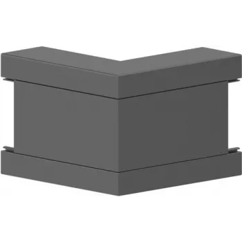 GGK BR 60x130/80-AE Ārējais stūris 60x130/80 RAL 9005 PVC (12793)