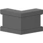 GGK BR 60x130/80-AE Ārējais stūris 60x130/80 RAL 9005 PVC (12793)