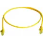 Telegärtner 100008205 RJ45 komutācijas kabelis, CAT 5e, 1,0 m, dzeltens, U/UTP, LSZH, ar lieces aizsardzību