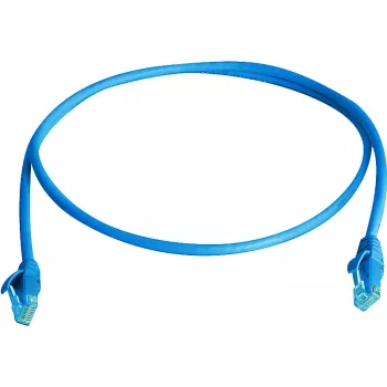 Telegärtner 100008054 Cat6 U/UTP RJ45 tīkla kabelis, 1m, zils, LSZH