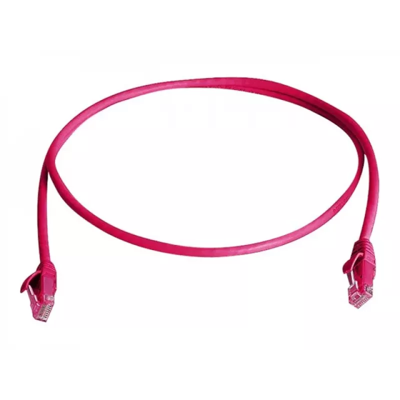 Telegärtner L00001A0232 Cat6 U/UTP komutācijas kabelis, sarkans, 2 m