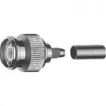 Telegärtner TNC vīrišķais krimp savienotājs RG-142B/U kabelim, 50 Ohm, 5 gab. J01010A0000