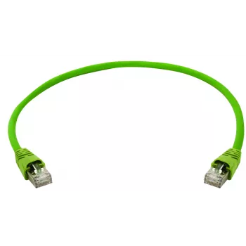 Telegärtner 100008108 CAT 6a SF/UTP tīkla kabelis, RJ45, 0,5 m, zaļš