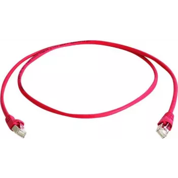 Telegärtner MP8 FS 600 Cat.7 S/FTP tīkla savienojuma kabelis, RJ45 tēviņš uz RJ45 tēviņš, 50 m, sarkans