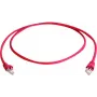 Telegärtner MP8 FS 600 Cat.7 S/FTP tīkla savienojuma kabelis, RJ45 tēviņš uz RJ45 tēviņš, 50 m, sarkans