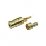 Telegärtner SMB ligzdas savienotājs PCB montāžai, taisns, 50 Ohm, zelta pārklājums
