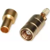 Telegärtner SMB ligzdas savienotājs PCB montāžai, taisns, 50 Ohm, zelta pārklājums