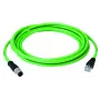 Telegärtner 100017297 Cat.6A U/UTP RJ45 komutācijas kabelis, 1m, pelēks, LSZH, 10Gbps