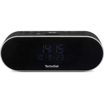 TechniSat DigitRadio 53 BT DAB+/FM radiomodinis ar Bluetooth un USB uzlādi, melns