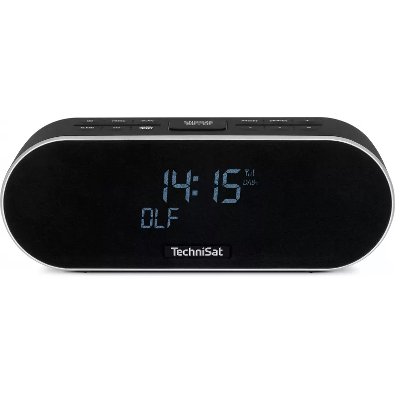 TechniSat DigitRadio 53 BT DAB+/FM radiomodinis ar Bluetooth un USB uzlādi, melns