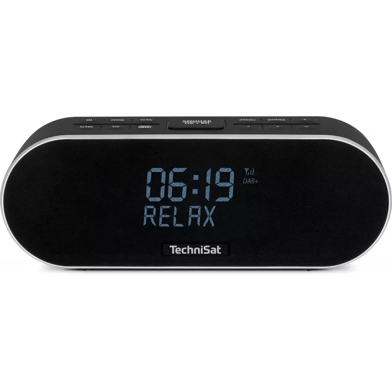 TechniSat DigitRadio 53 BT DAB+/FM radiomodinis ar Bluetooth un USB uzlādi, melns