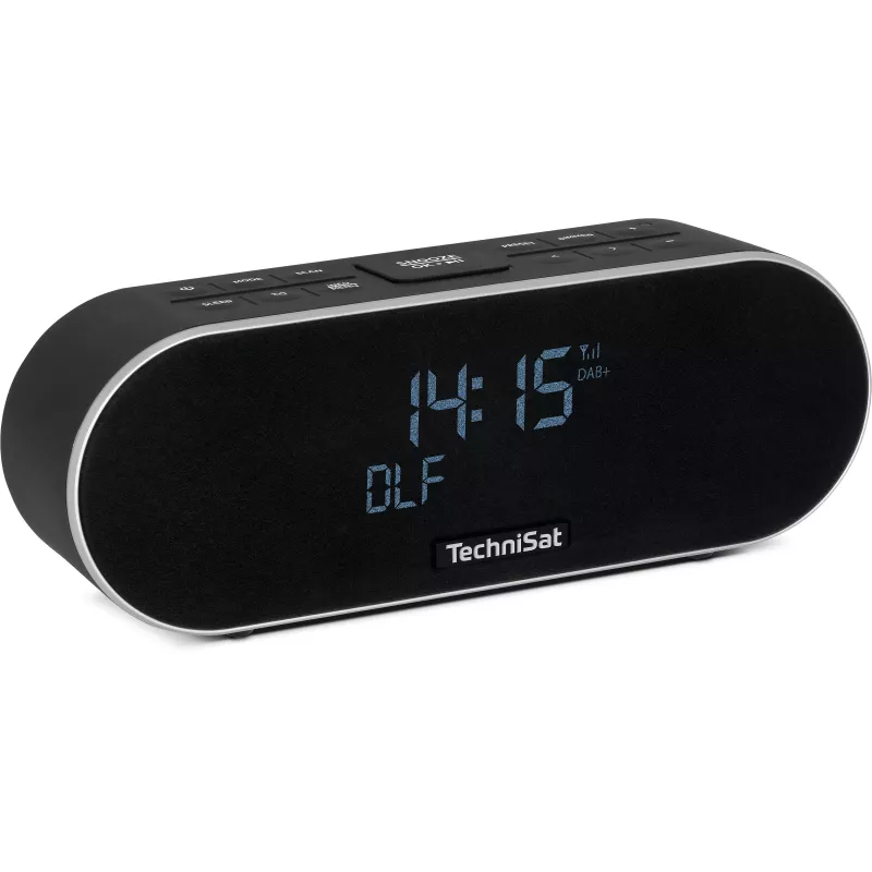 TechniSat DigitRadio 53 BT DAB+/FM radiomodinis ar Bluetooth un USB uzlādi, melns