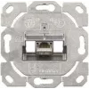 TELEGÄRTNER AMJ-S Cat.6A ekranēts RJ45 kontaktligzdas modulis ar vāciņu, tīri balts J00020A0514