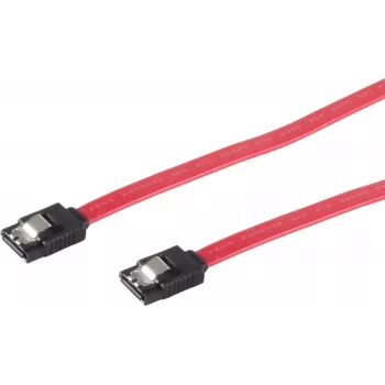 GoodConnections SATA 3 Gb/s kabelis ar fiksācijas aizbīdni, 0,5 m, sarkans 5045-A05