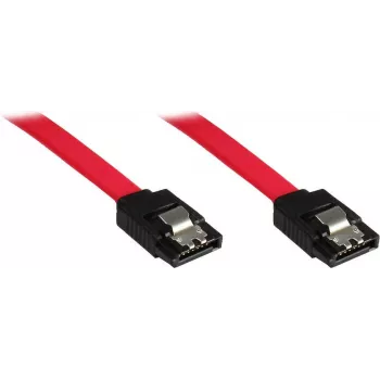 GoodConnections SATA 3 Gb/s kabelis ar fiksācijas aizbīdni, 0,5 m, sarkans 5045-A05