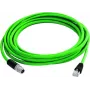 Telegärtner L80100A0001 Cat6a S/FTP tīkla kabelis, 1 m, zaļš