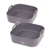 LURCH 2 gab. silikona veidņu komplekts gaisa fritierim 17 x 17 cm 00070205