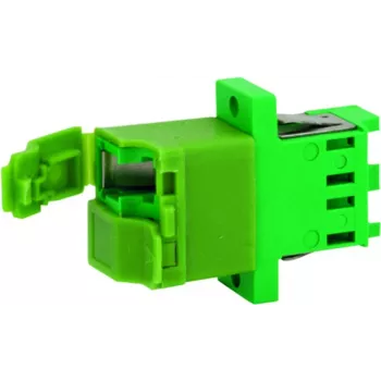 Telegärtner J08071A0028 LC/APC simplex adapteris, zaļš, cirkonija keramikas uzmava