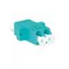 Telegärtner J08071A0028 LC/APC simplex adapteris, zaļš, cirkonija keramikas uzmava
