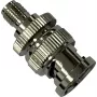 Wittenberg Antennen 103509 BNC vīrišķais uz SMA sievišķo koaksiālais adapteris, 50 Ohm, DC-4 GHz, niķelēts misiņš