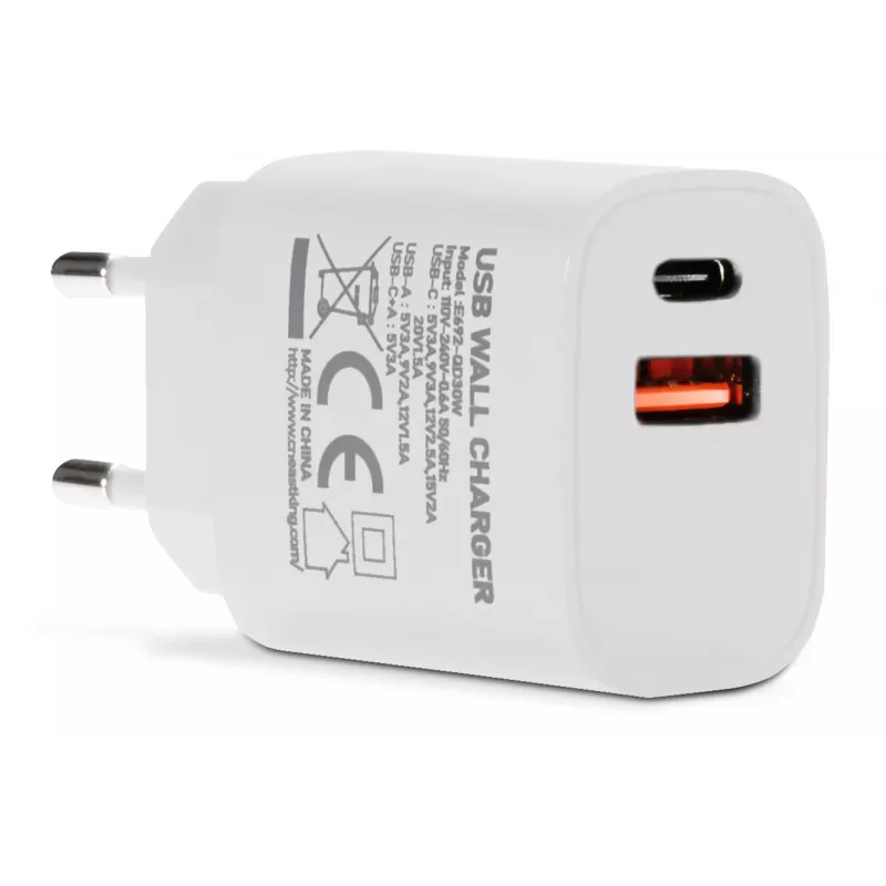 TechniSat USB-C barošanas adapteris 20W PD balts (0001/3659)