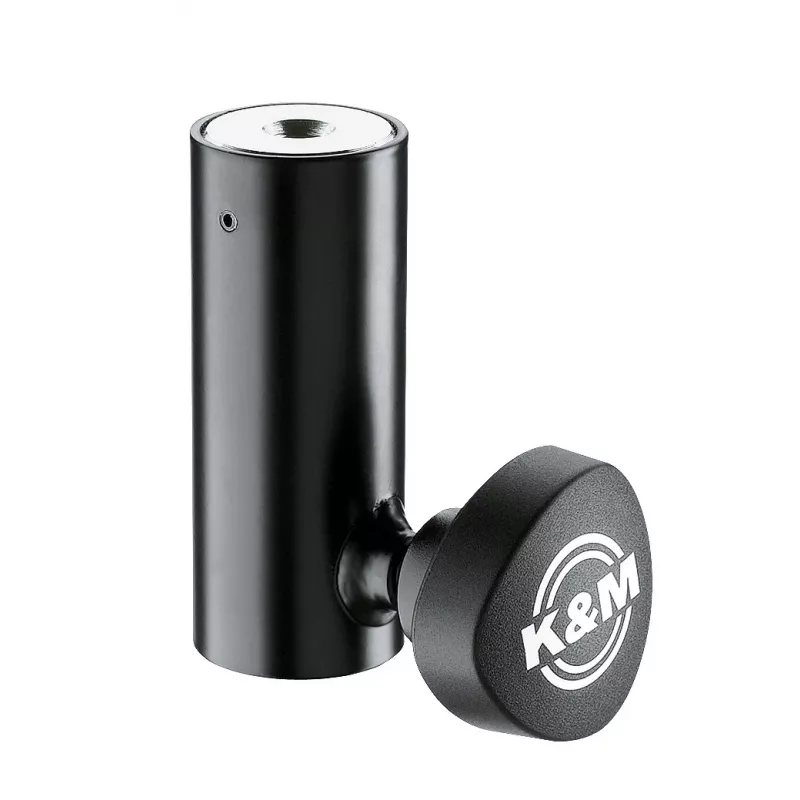 K&M 24528 Reducējošā atloka adapteris 38mm uz 35mm skaļruņu statīviem, melns 24528-000-55