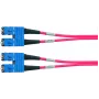 Telegärtner L00880A0028 SC uz SC OM4 Duplex optiskais savienojuma kabelis, 1 m, violets
