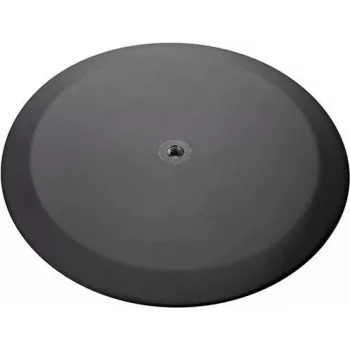 König & Meyer 26700-000-56 apaļais virsmas montāžas pamatne, teksturēts melns
