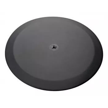 König & Meyer 26700-000-56 apaļais virsmas montāžas pamatne, teksturēts melns