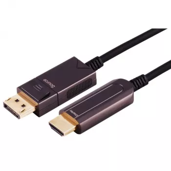 Optiskais DisplayPort uz HDMI-A adaptera kabelis S/CONN maximum connectivity 30-20075, 4K60, 10 m