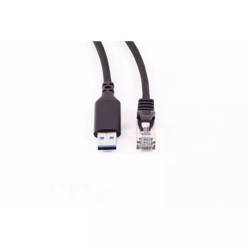 SHIVERPEAKS USB-A uz RJ45 Gigabit Ethernet adaptera kabelis, 1m, melns BS14-52025
