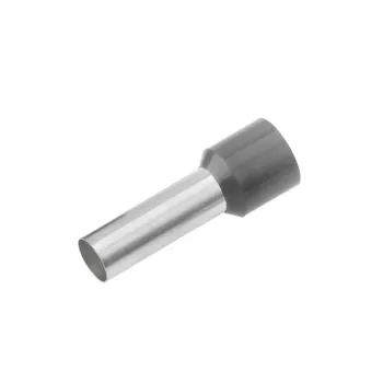 Cimco 187006 daļēji izolēta vadu galu uzmava 0,75 mm² pelēka 100 gab.