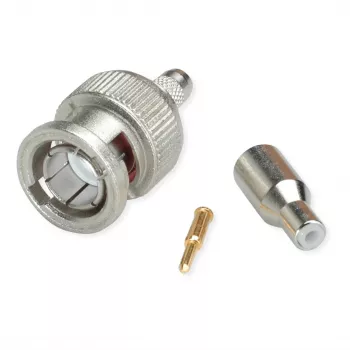 Telegärtner BNC kabeļa spraudnis, crimp/crimp, G04 75 Ohm, Standard, A2505 (RG-179B/U) - 1 gab.