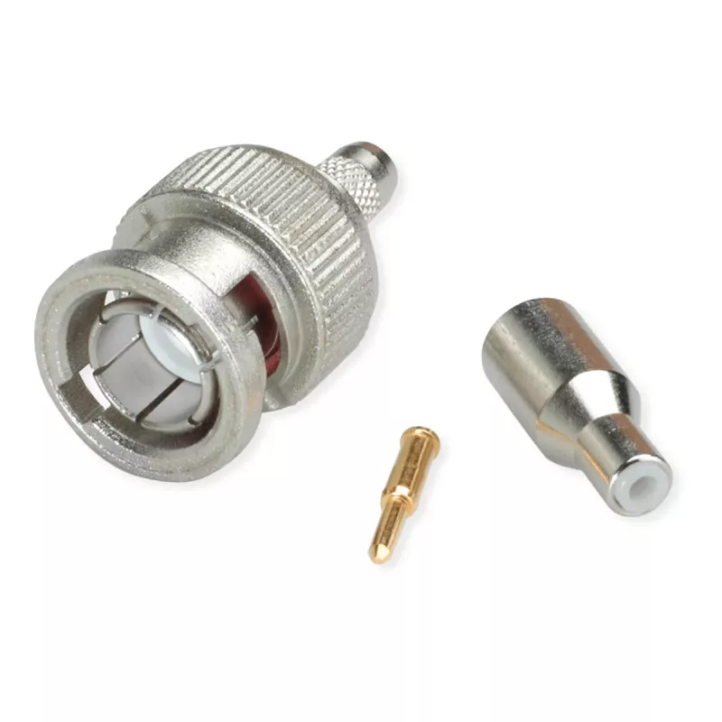 Telegärtner BNC kabeļa spraudnis, crimp/crimp, G04 75 Ohm, Standard, A2505 (RG-179B/U) - 1 gab.