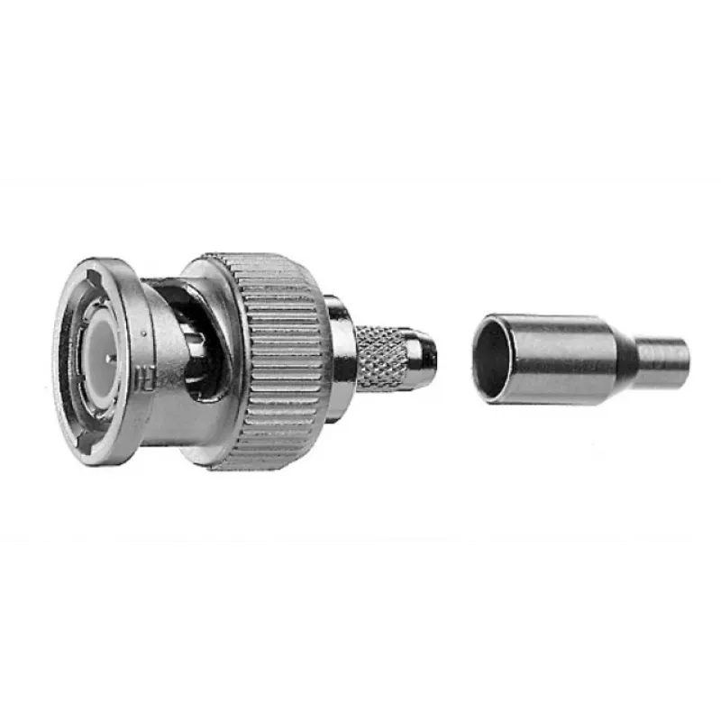 Telegärtner BNC kabeļa spraudnis, crimp/crimp, G04 75 Ohm, Standard, A2505 (RG-179B/U) - 1 gab.