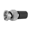 Telegärtner J01006A1373 BNC 93 omu koaksiālais savienotājs, vīrišķais, krimpējams/lodējams, niķelēts misiņš
