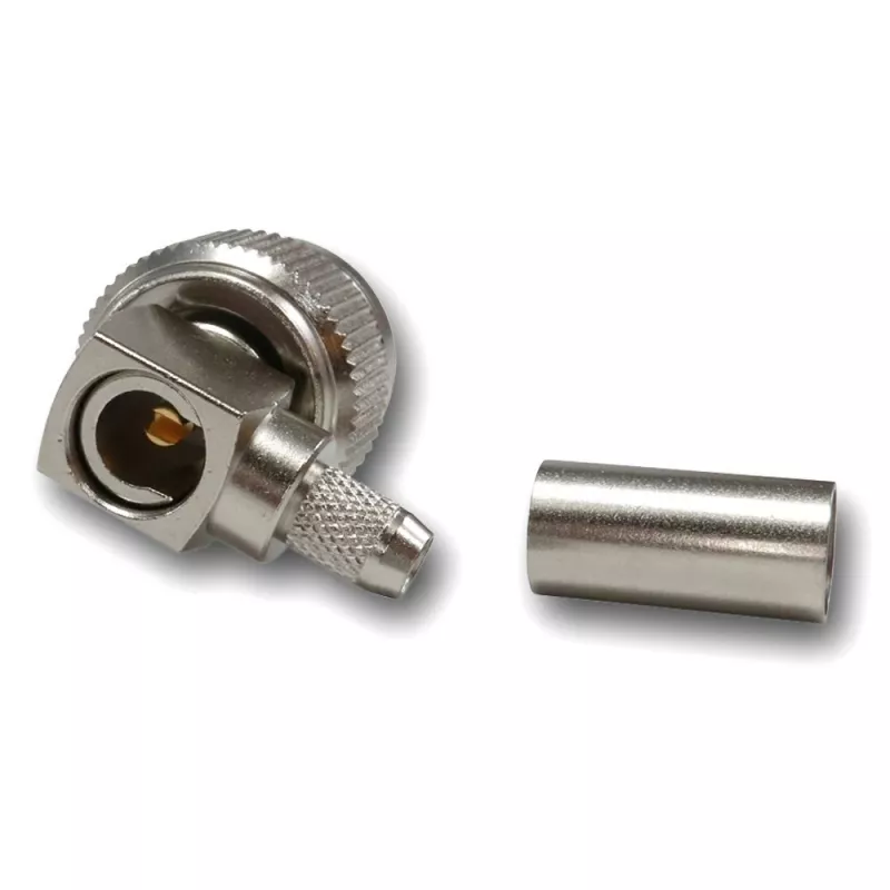 Telegärtner TNC leņķa savienotājs 50 Ohm RG-223/U, RG-142 B/U kabeļiem (J01010A0006)