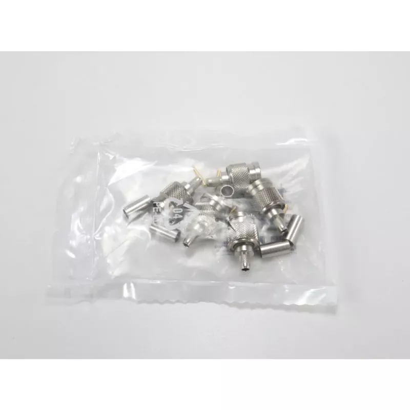 TELEGÄRTNER TNC taisns kontaktspraudnis RG-58 koaksiālajam kabelim, crimp/solder, 50 Ohm, DC-11 GHz