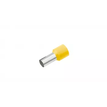 Cimco 187214 vadu uzmavas 1 mm², daļēji izolētas, dzeltenas, 100 gab.