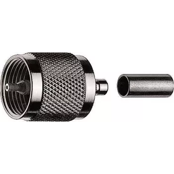 Telegärtner UHF krimpuzgalis G01 RG-58 C/U, 50 Ohm, niķelis/zelts, 1 gab. J01040A0001