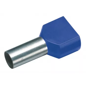 Cimco 187740 divu vadu uzmava 2,5 mm² daļēji izolēta zila 100 gab.