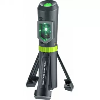 Laserliner SuperCross-Laser Pocket Plus krustenisko līniju lāzers, 40 m diapazons, sarkans stars, pašizlīdzinošs, IP54 031.120A
