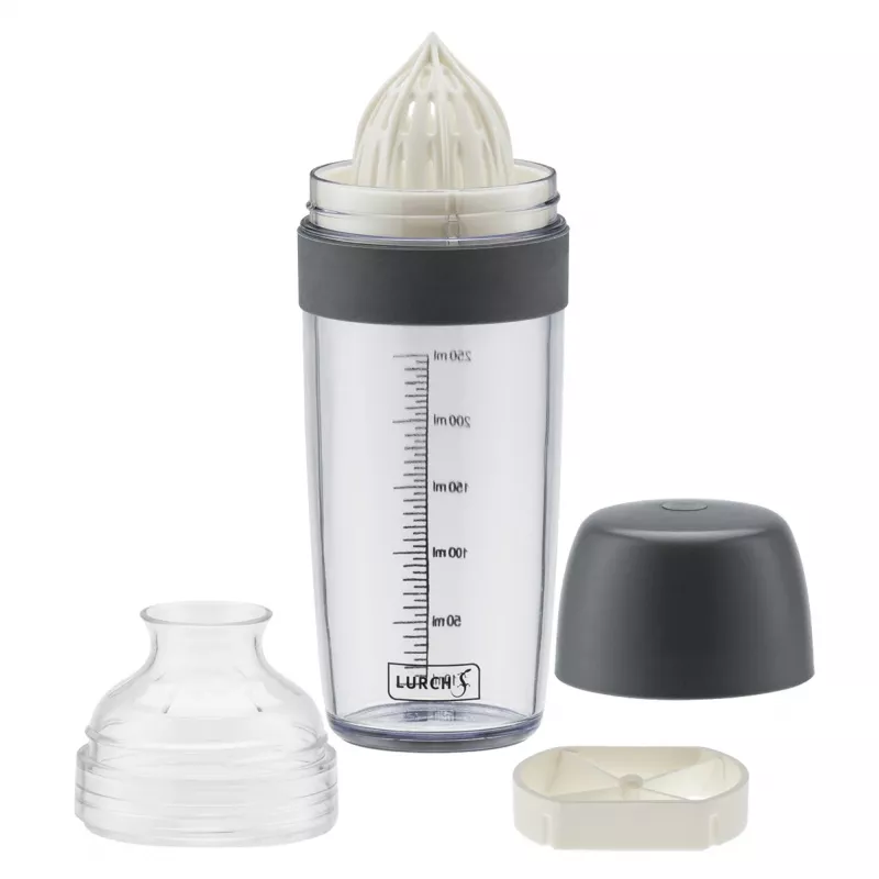 Lurch Shaker Grey 250 ml mērcekļa trauks ar mērskalu 10023