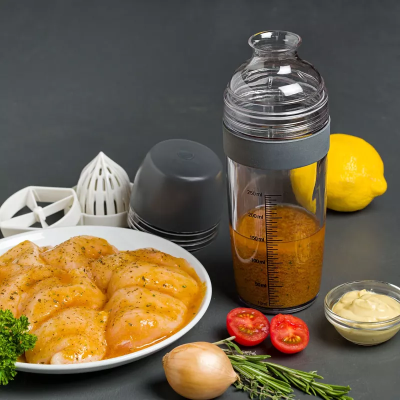 Lurch Shaker Grey 250 ml mērcekļa trauks ar mērskalu 10023