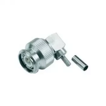Telegärtner TNC leņķa crimp savienotājs 50 Ohm RG-316/U kabelim, lodēšana/crimp, niķelēts misiņš J01010B0012