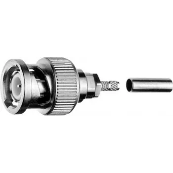 Telegärtner BNC kabeļa spraudnis, krimpējams, G08, 50 Ohm, profesionāls, A2914, G08 (RD-316) (J01000B0022)