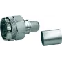 Telegärtner N vīrišķais krimp savienotājs RG-214/U kabelim, 50 Ohm, niķelēts misiņš, 1 gab. J01020A0110