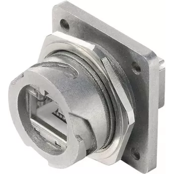 Telegärtner STX V1 RJ45 atloka komplekts metāla 1. variants savienotājs, panelī montējams 8P8C J80020A0001