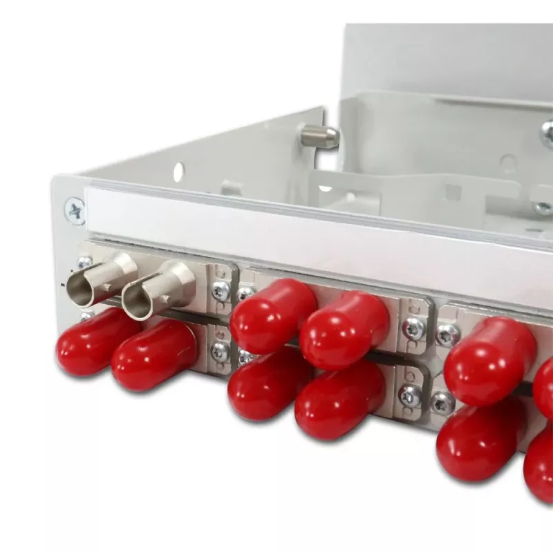 TELEGÄRTNER STX DIN sliedes sadalītājs 6xST-Duplex, metāla uzmava/metāla korpuss, multimode (H82050A0001)