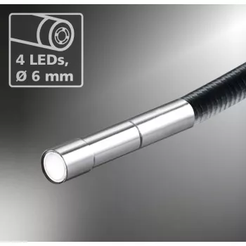 Laserliner Micro Camera endoskopa zonde Ø 6 mm, 1,5 m, LED apgaismojums (082.221A)